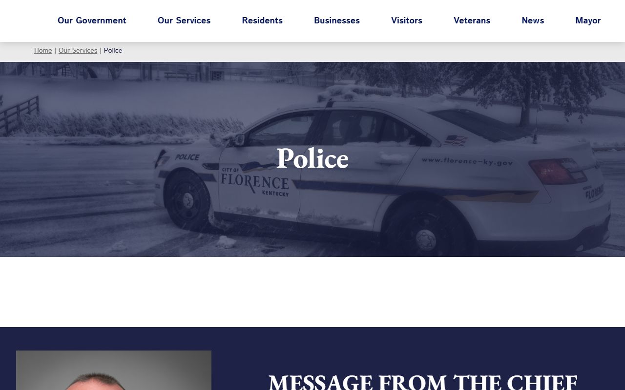 Florence Police Department and county booking records