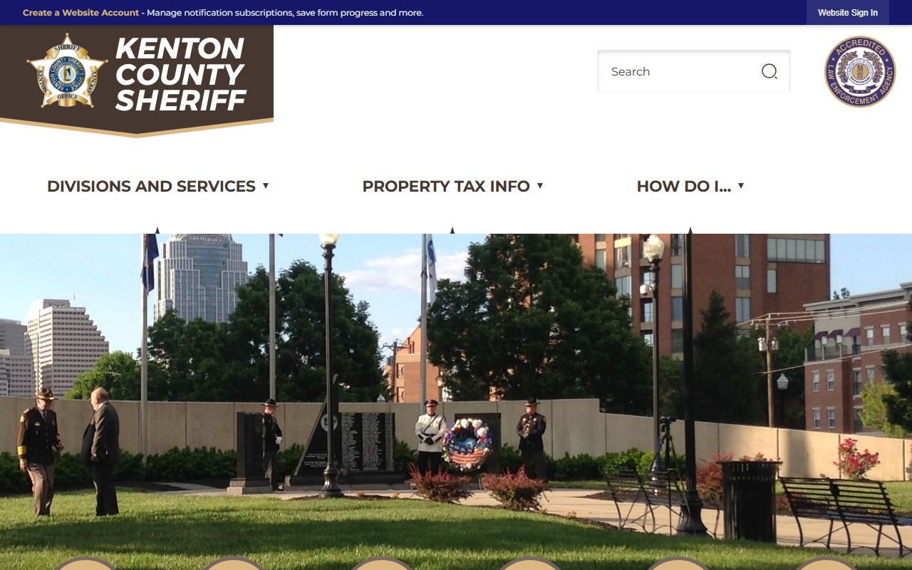 Kenton County Sheriff Office serving Independence booking releases