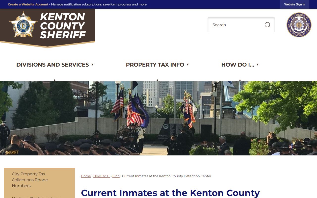 Kenton County current inmates roster